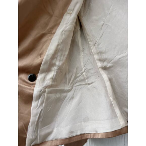 Barbara Bui Double Breasted Silk‎ Lined Blazer Jacket Peplum Detail Size 36/XS - Picture 10 of 12